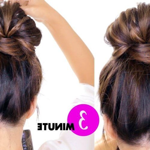 Bubble Braid Updo Hairstyles (Photo 3 of 20)