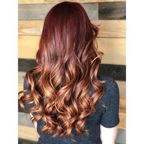 Copper Curls Balayage Hairstyles (Photo 6 of 20)