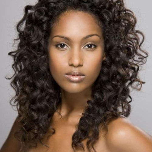 Curly Long Hairstyles For Black Women (Photo 12 of 15)