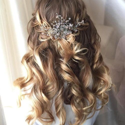 Half Up Wedding Hairstyles For Bridesmaids (Photo 9 of 15)