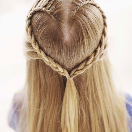 Heart-Shaped Fishtail Under Braid Hairstyles (Photo 3 of 20)