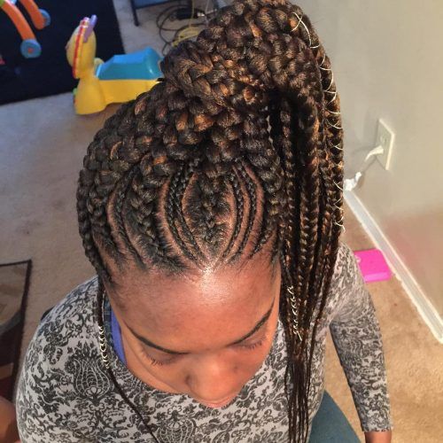 Widely used High Ponytail Braided Hairstyles pertaining to 60 Easy Braided Hairstyles - Cool Braid How To's & Ideas (Photo 232 of 292)
