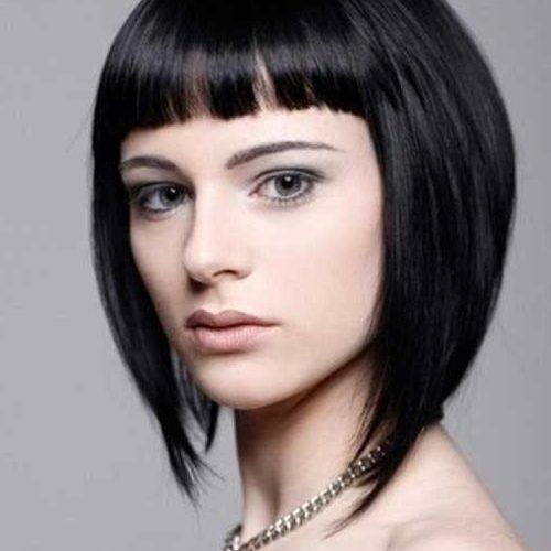 Inverted Bob Hairstyles With Bangs (Photo 6 of 15)