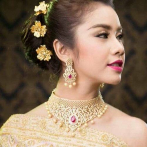 Khmer Wedding Hairstyles (Photo 12 of 15)