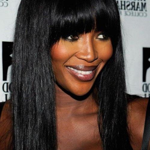 Long Hairstyles With Bangs For Black Women (Photo 5 of 15)
