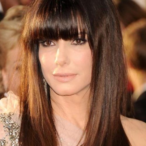 Long Hairstyles With Straight Bangs (Photo 11 of 20)