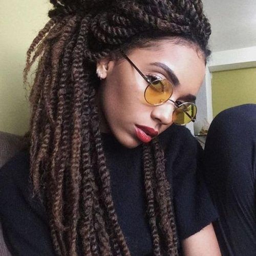 Marley Twists High Ponytail Hairstyles (Photo 19 of 20)