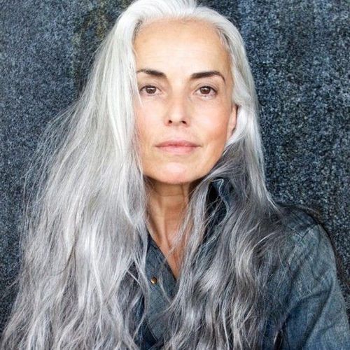 Medium Hairstyles For Grey Haired Woman (Photo 12 of 20)