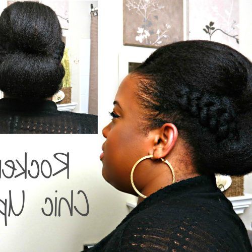 Naturally Textured Updo Hairstyles (Photo 11 of 20)