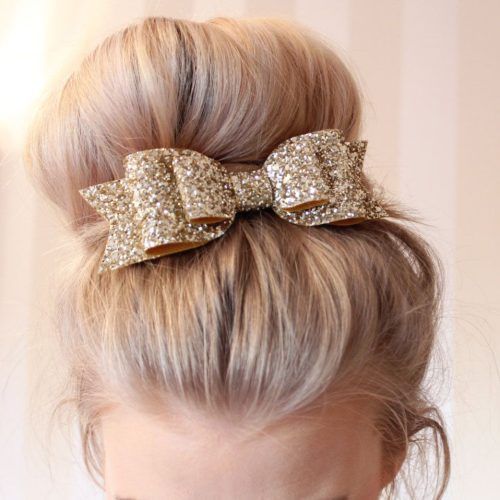 Ponytail Bridal Hairstyles With Headband And Bow (Photo 4 of 20)