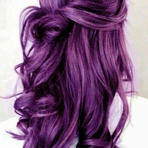 Purple Long Hairstyles (Photo 1 of 15)