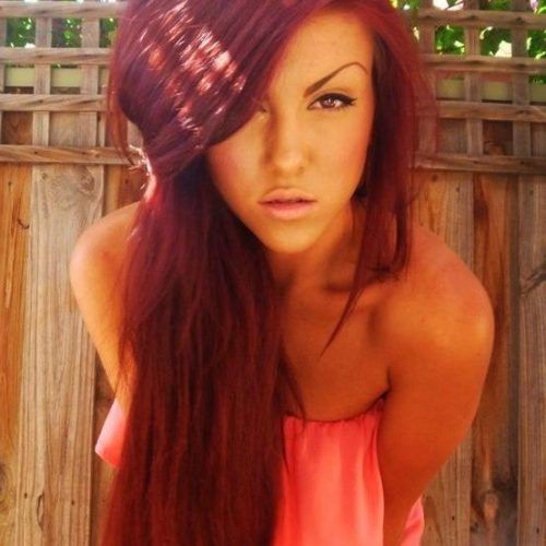 Red Long Hairstyles (Photo 20 of 20)
