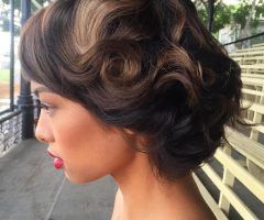 20 Collection of Short Wedding Hairstyles with Vintage Curls