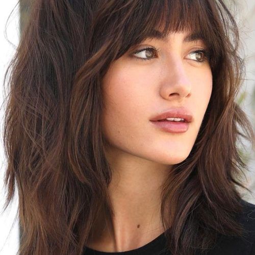 Shoulder Length Hair With Bangs And Layers (Photo 3 of 15)