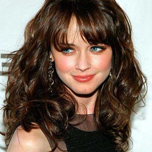 Soft Waves And Blunt Bangs Hairstyles (Photo 14 of 20)