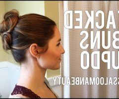20 Collection of Stacked Mini Buns Hairstyles
