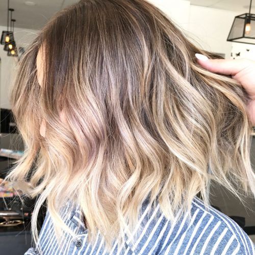 Textured Bronde Bob Hairstyles With Silver Balayage (Photo 8 of 20)
