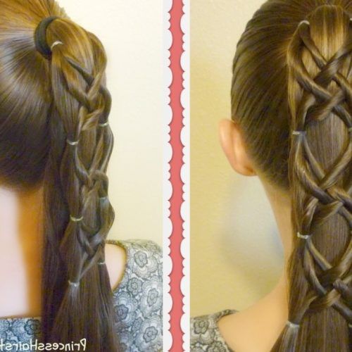 The Criss-Cross Ponytail Hairstyles (Photo 6 of 20)