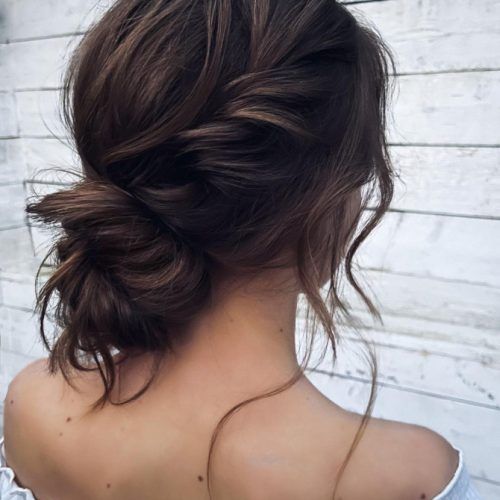 Updos Hairstyles Low Bun Haircuts (Photo 7 of 20)