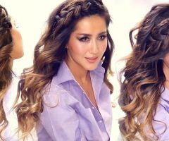 20 Best Collection of Wavy and Braided Hairstyles