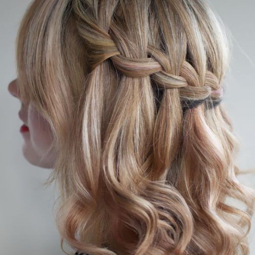 Wavy And Braided Hairstyles (Photo 8 of 20)
