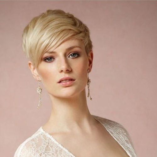 Wedding Hairstyles For Short Blonde Hair (Photo 4 of 15)