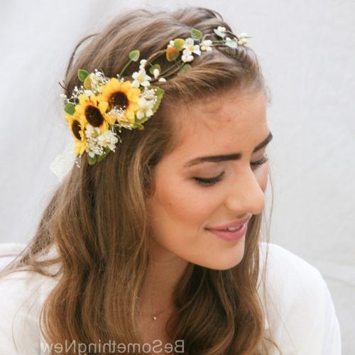 Wedding Hairstyles With Sunflowers (Photo 7 of 15)