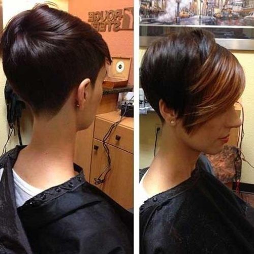 Short Stacked Pixie Haircuts (Photo 17 of 20)