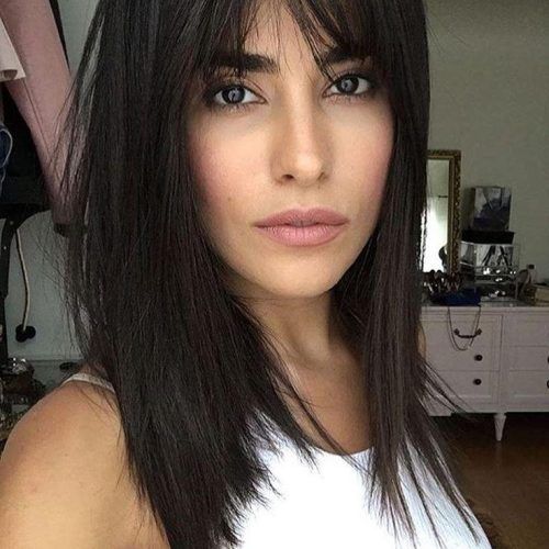 Black Long Hairstyles With Bangs And Layers (Photo 9 of 15)