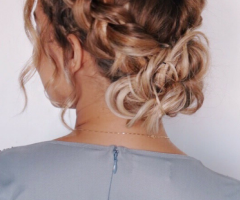 20 Inspirations Bun and Three Side Braids Prom Updos
