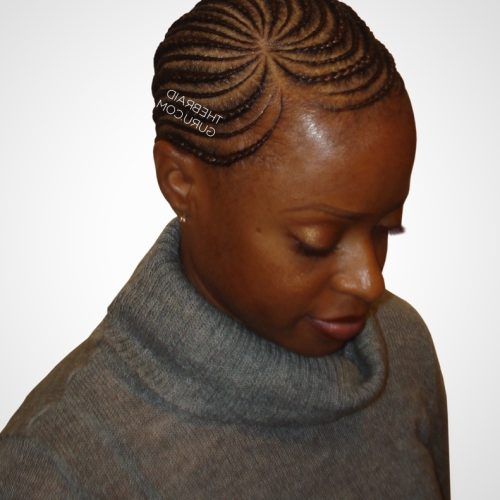 Cornrows Hairstyles That Cover Forehead (Photo 6 of 15)
