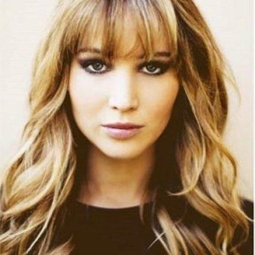 Curly Long Hairstyles With Bangs (Photo 2 of 20)