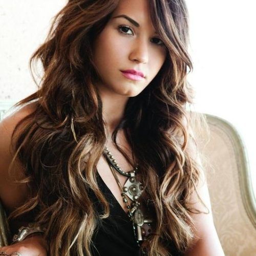 Demi Lovato Long Hairstyles (Photo 1 of 15)