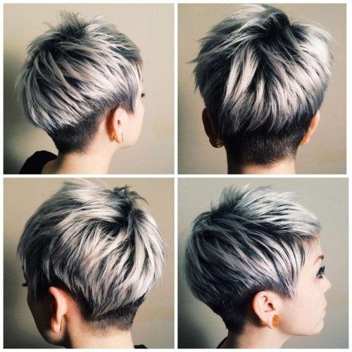 Gray Hair Pixie Haircuts (Photo 10 of 20)