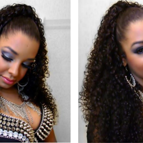 Half Up Curly Do Ponytail Hairstyles (Photo 6 of 20)
