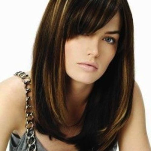 Long Haircuts With Swoop Bangs (Photo 15 of 15)