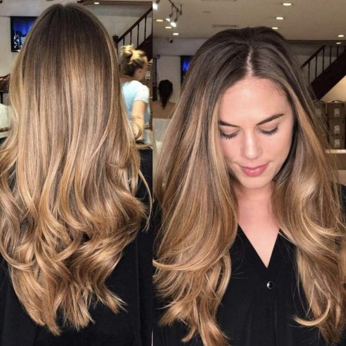 Longer Textured Haircuts With Sun-Kissed Balayage (Photo 19 of 20)