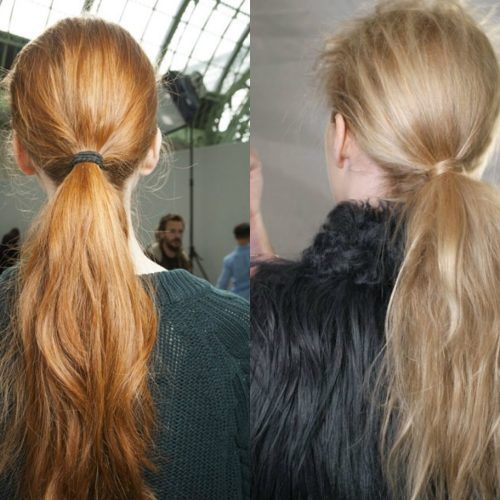 Low Messy Ponytail Hairstyles (Photo 7 of 20)