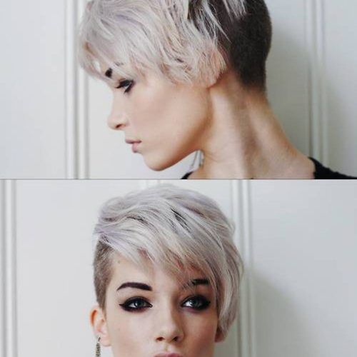 Medium Hairstyles With Both Sides Shaved (Photo 17 of 20)