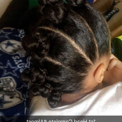 Mohawk Hairstyles With Braided Bantu Knots (Photo 11 of 20)