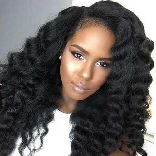 Natural Long Hairstyles For Black Women (Photo 10 of 15)