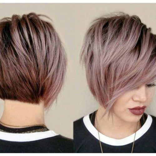 Pastel And Ash Pixie Haircuts With Fused Layers (Photo 2 of 15)