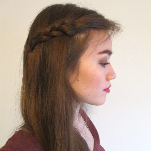 Pinned Back Side Hairstyles (Photo 18 of 20)