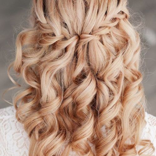 Plaits And Curls Wedding Hairstyles (Photo 6 of 15)