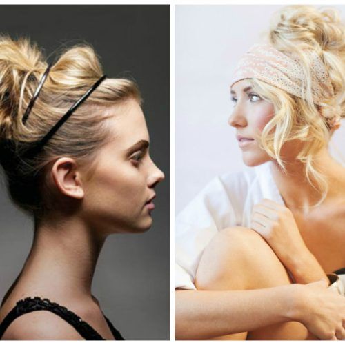 Ponytail Bridal Hairstyles With Headband And Bow (Photo 5 of 20)