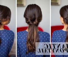 20 Ideas of Romantic Ponytail Updo Hairstyles