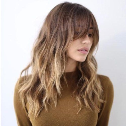 Round Face Long Hairstyles With Bangs (Photo 1 of 15)