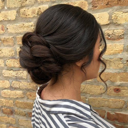 Sexy Low Bun Hairstyles With Side Sweep (Photo 2 of 20)