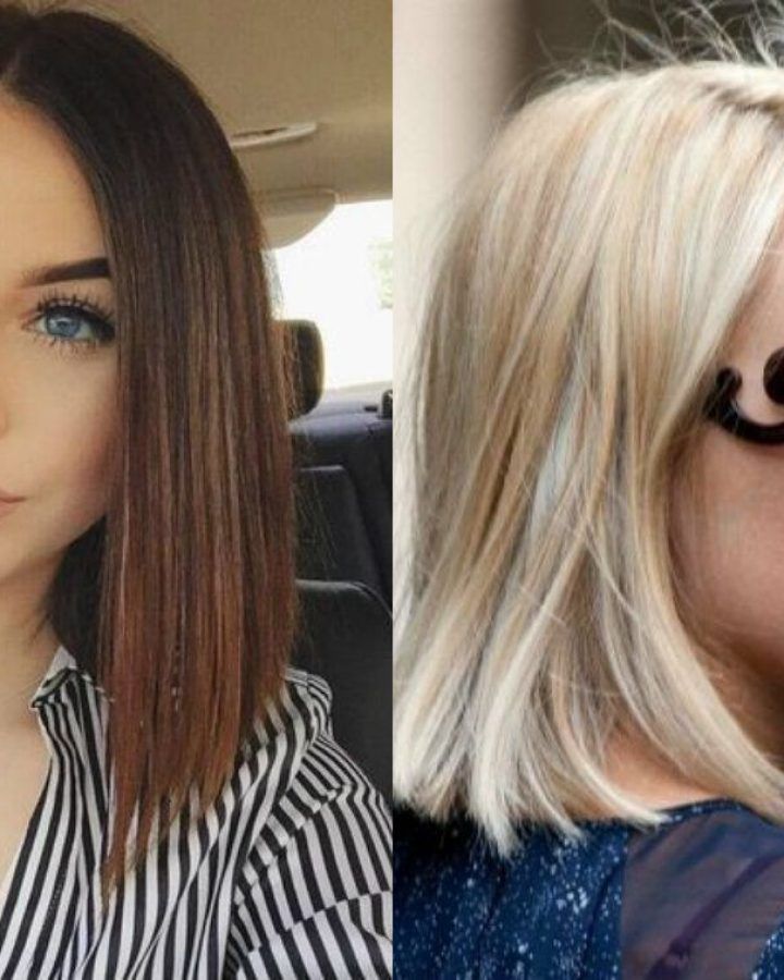 20 Best Collection of Sharp and Blunt Bob Hairstyles with Bangs