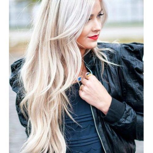 Silver Blonde Straight Hairstyles (Photo 16 of 20)